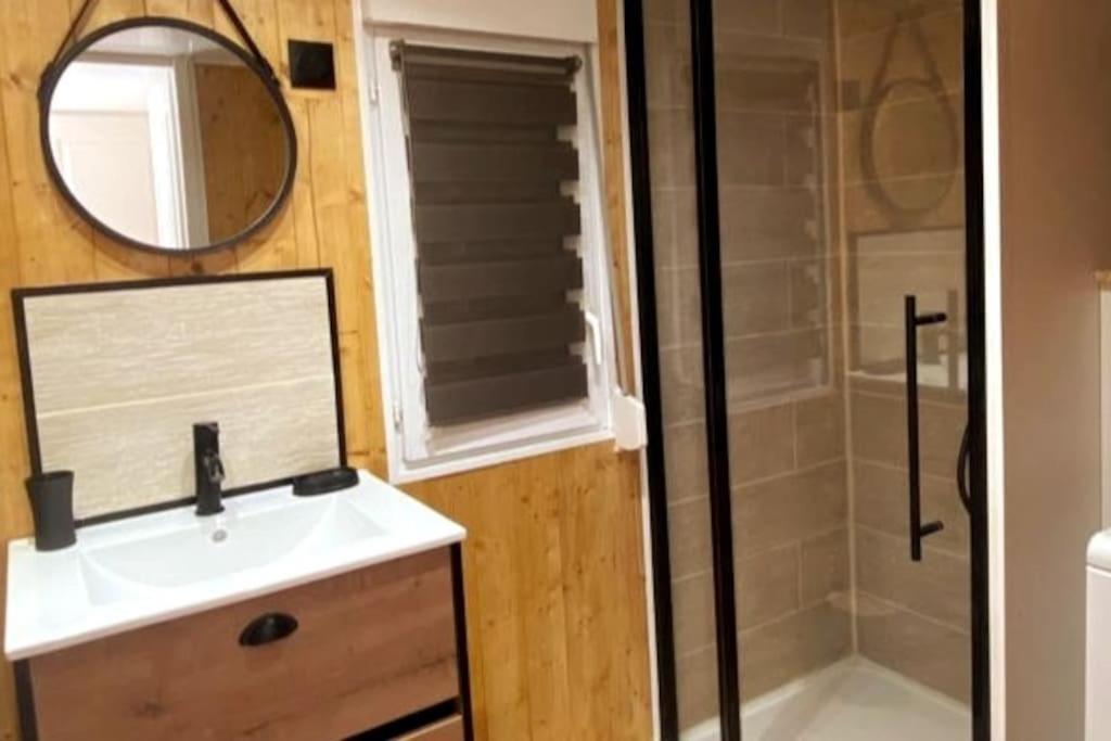Mobil Home De Patricia Et Franck A 씨쟝 외부 사진