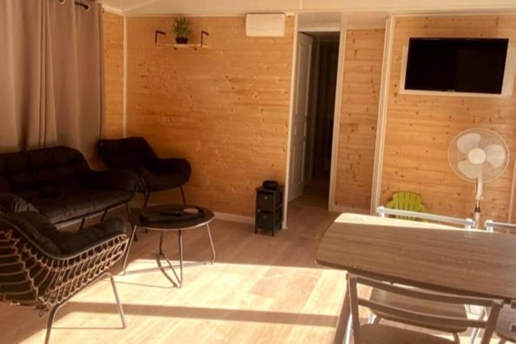 Mobil Home De Patricia Et Franck A 씨쟝 외부 사진