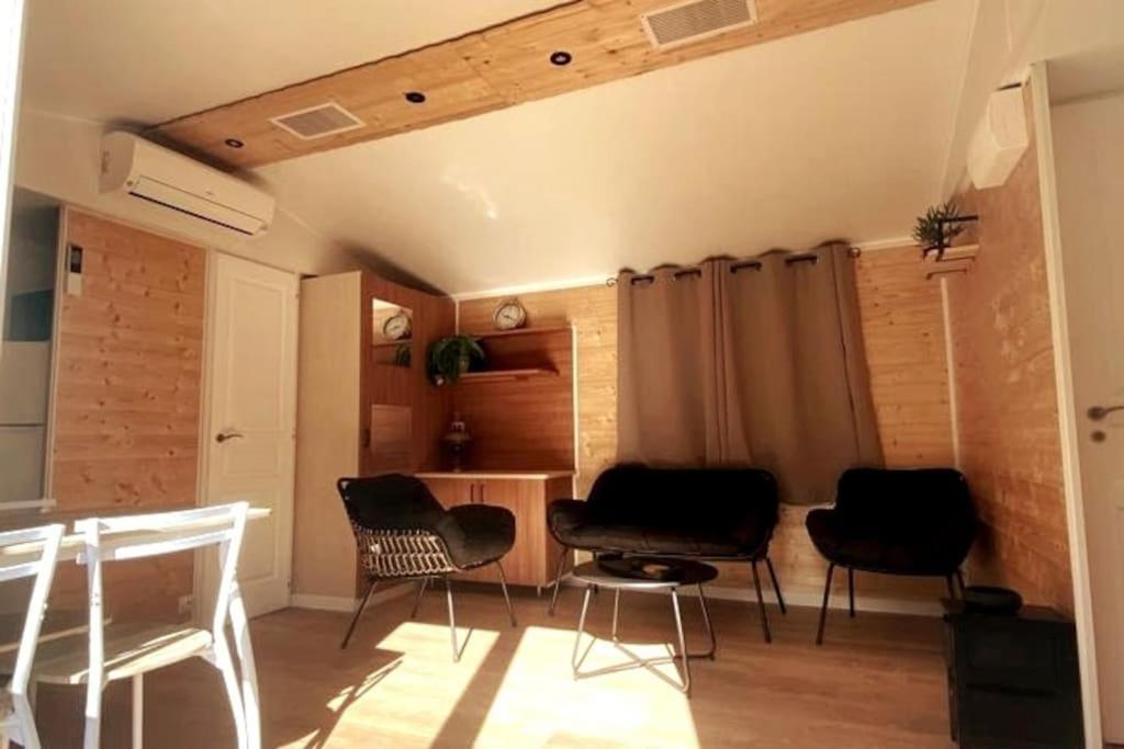 Mobil Home De Patricia Et Franck A 씨쟝 외부 사진